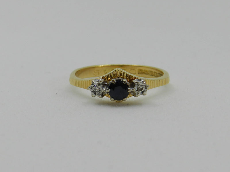 Diamond and Sapphire Ring