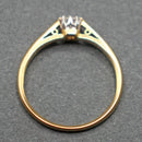 18ct gold and platinum .2ct diamond solitaire ring