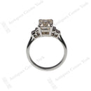 Emerald Cut Diamond Solitaire Ring