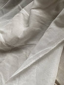 Beautiful plain Cotton cream cotton madras lace to finish 115/180cms