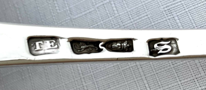 Georgian, George III, Greyhound Crested Silver Soup Ladle. London 1773 Thomas Ellis. 5.5 troy ounces.
