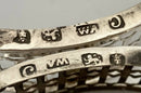 Georgian, George III, Four Silver Salts. London 1778 William Abdy I. 4.8 troy ounces.