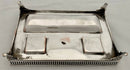 Georgian, George III, Old Sheffield Plate Three Quarter Gallery Inkstand, circa 1810.