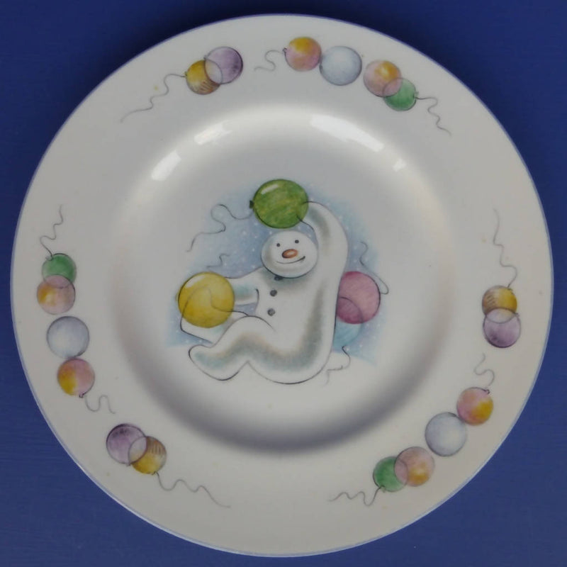 Royal Doulton Snowman Plate - Balloons