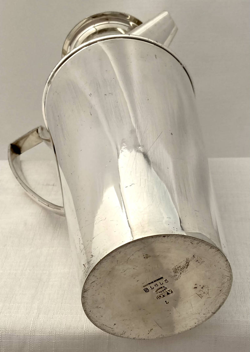 Asprey Silver Plated Milk Churn Cocktail Shaker, circa 1935.