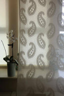 Kashmir - antique design shimmer Curtain Panelling - 66 x 62” Inches long- to finish