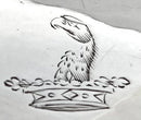 Georgian, George III, Crested Silver Teapot. London 1807 Alice & George Burrows II. 21 troy ounces.