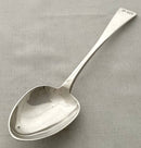 Georgian, George IV, Silver Basting Spoon. London 1822 Solomon Royes. 4.2 troy ounces.