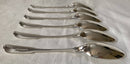 Georgian, George III, Set of Six Silver Dessert Spoons. London 1792 George Smith III & William Fearn. 7.9 troy ounces.