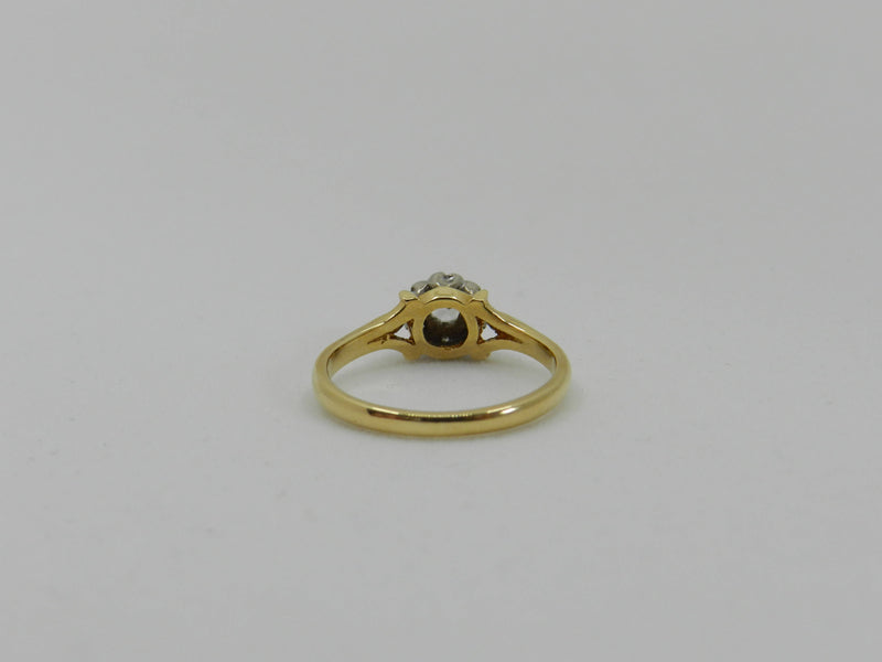 Diamond Cluster Ring Gold
