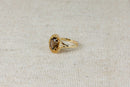 9ct Gold Vintage Smoky Citrine Ring
