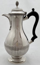 Victorian Silver Hot Water Jug. Birmingham 1883 Samuel Walton Smith. 15.7 troy ounces.