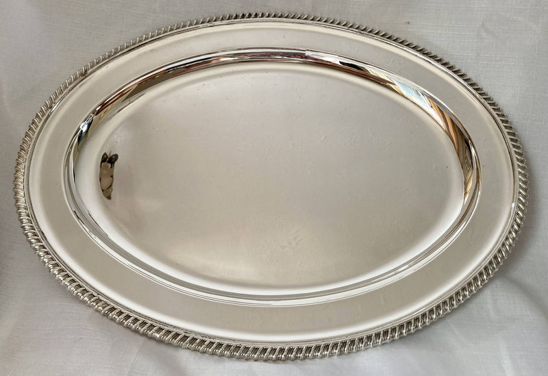 Georgian, George IV, Old Sheffield Plate Meat Tray. T & J Creswick & Co. Sheffield, circa 1820.