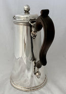 Georgian, George III, Old Sheffield Plate Coffee Pot, circa 1760 - 1780. Crest of Bulkeley.