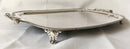 Georgian, George III, Old Sheffield Plate, twin handled waiter on leaf feet. Circa 1800.