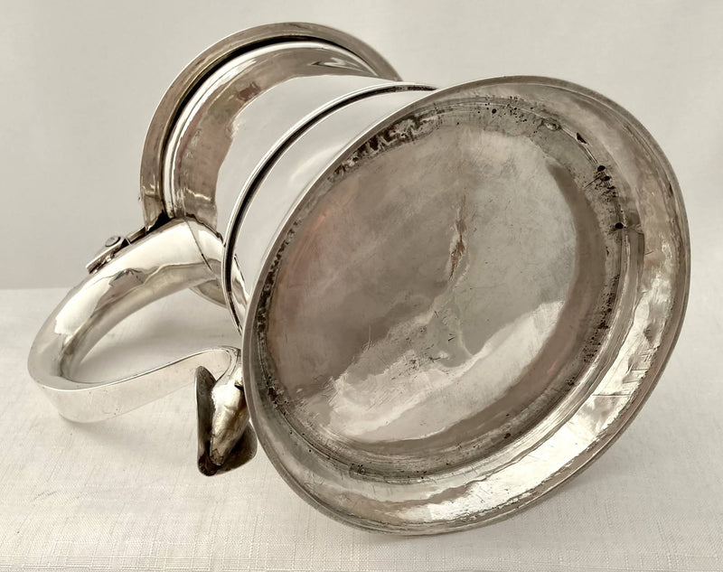 Georgian, George III, Silver Tankard. London 1764 William Plummer. 24.4 troy ounces.