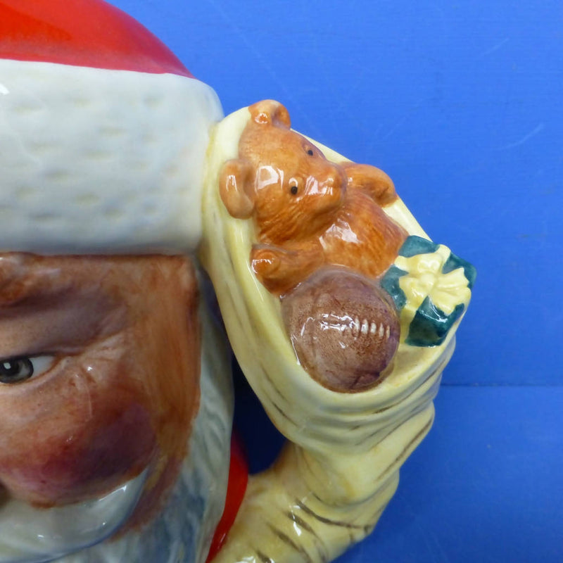 Royal Doulton Large Character Jug - Santa Claus (Sack Of Toys Handle) D6690