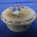 Wedgwood Beatrix Potter Peter Rabbit Round Trinket Box