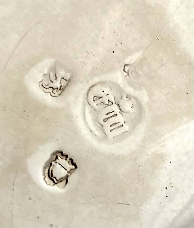 Georgian, George II, Set of Four Silver Salts. London 1742 Edward Wood. 9 troy ounces.