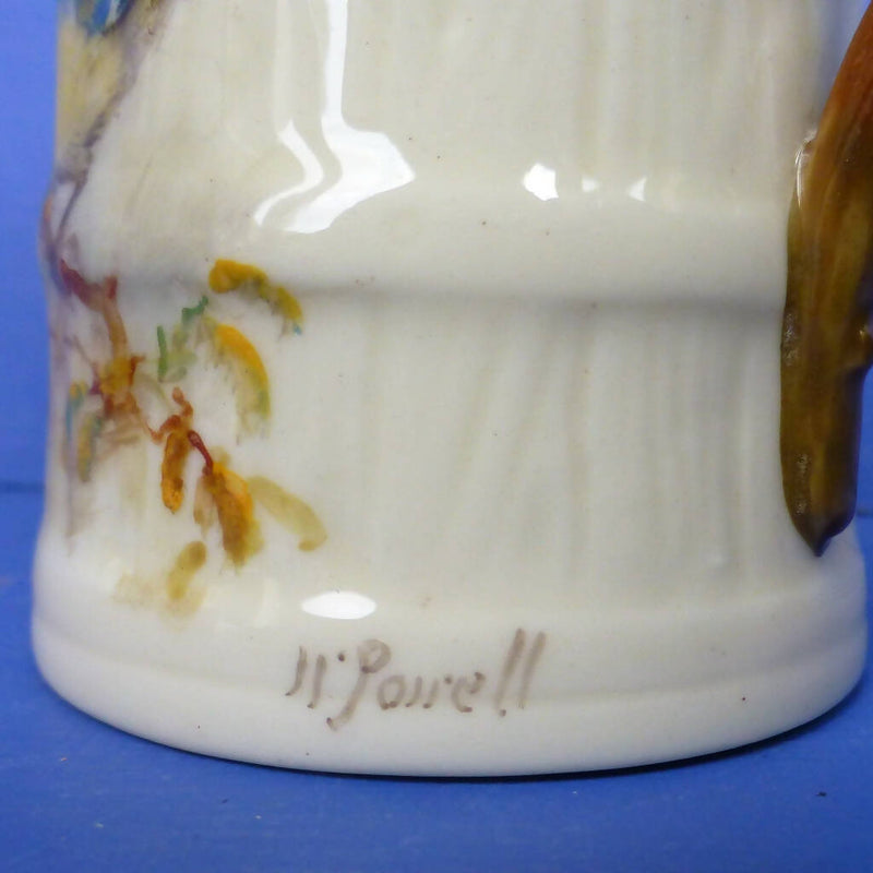 Worcester Barrel Blue Tit Jug C1922 2