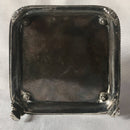 Georgian, George III, silver cruet stand with later silver mounted cut glass bottles. Circa 1784 - 1821. 4.9 troy ounces.