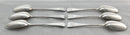Georgian, George I, Set of Six Hanoverian Pattern Tablespoons. London 1722 James Morson. 12.9 troy ounces.