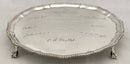 George V Silver Salver. Lieut. General Rimington, Indian Cavalry Corps. Sheffield 1915 Goldsmiths & Silversmiths Co. 28 troy ounces.