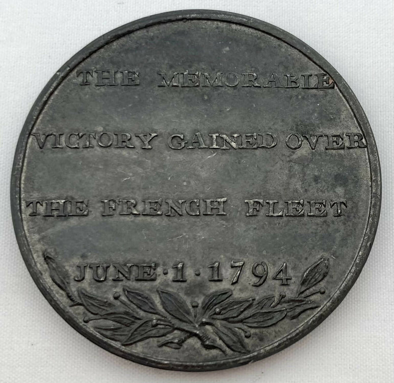 The Glorious First of June Medal, Bust of Admiral Earl Howe.