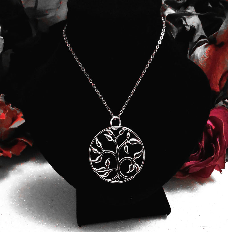 New 925 Sterling Silver Tree of Life Pendant Necklace
