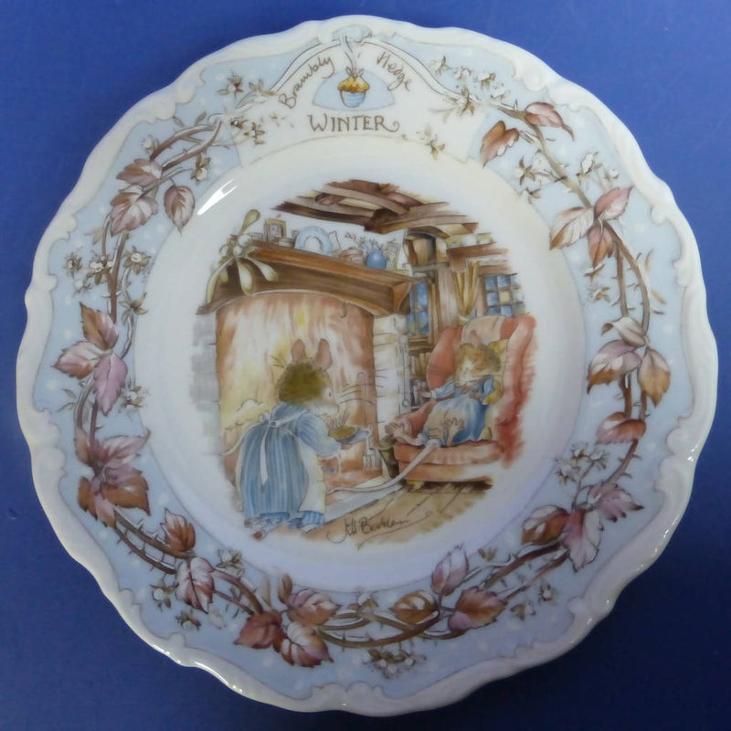 Royal Doulton Brambly Hedge Tea Plate Winter