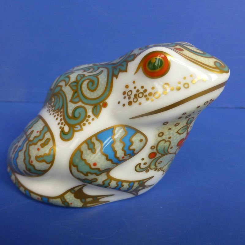 Royal Crown Derby Paperweight - Marsh Frog