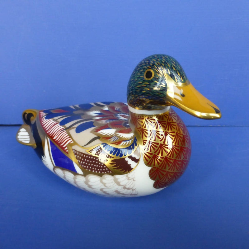 Royal Crown Derby Paperweight Mallard Duck