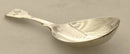 William IV Silver Caddy Spoon. London 1834 William Theobalds. 0.48 troy ounces.