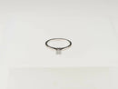 18ct White Gold Princess cut Diamond Solitaire Ring