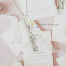 Art Deco Style 14ct White Gold Diamond Pendant