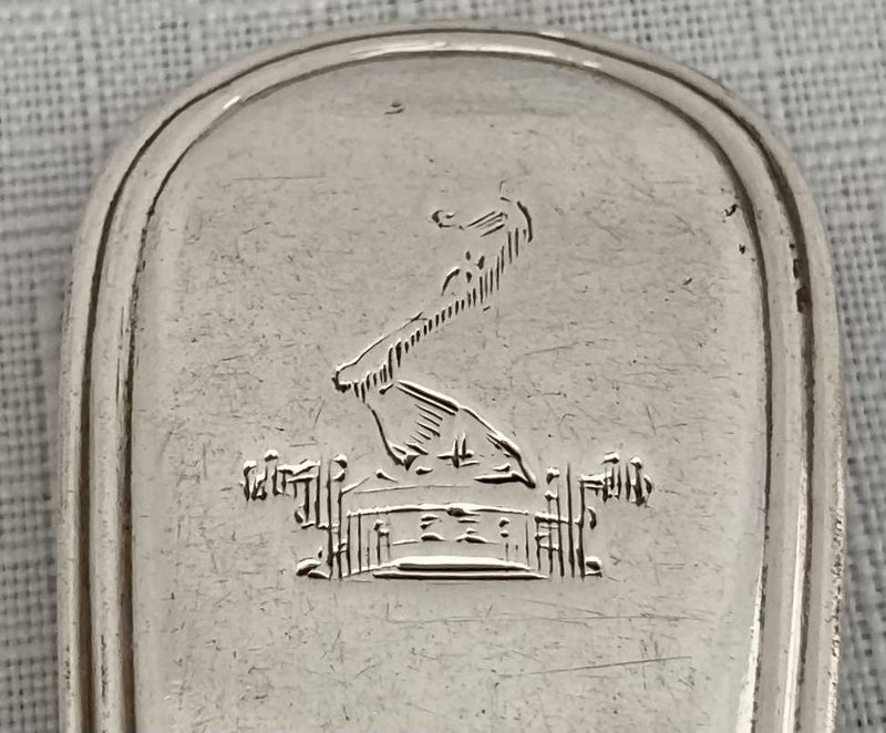 Georgian, George III, Twelve Silver Tablespoons. Crested for William Duncombe 2nd Baron Feversham. 32.8 troy ounces.
