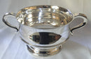 Garrards silver, twin handled, trophy bowl. London 1928 Garrard & Co. Ltd. 43 troy ounces.