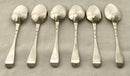 Georgian, George II, Six Scottish Silver Hanoverian Pattern Tablespoons. Edinburgh 1733 Charles Blair (Archibald Ure Assay Master). 13 troy ounces.