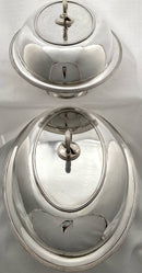 Georgian, George III, Pair of Silver Entree Dishes & Covers. London 1801 Thomas Robins. 78 troy ounces.
