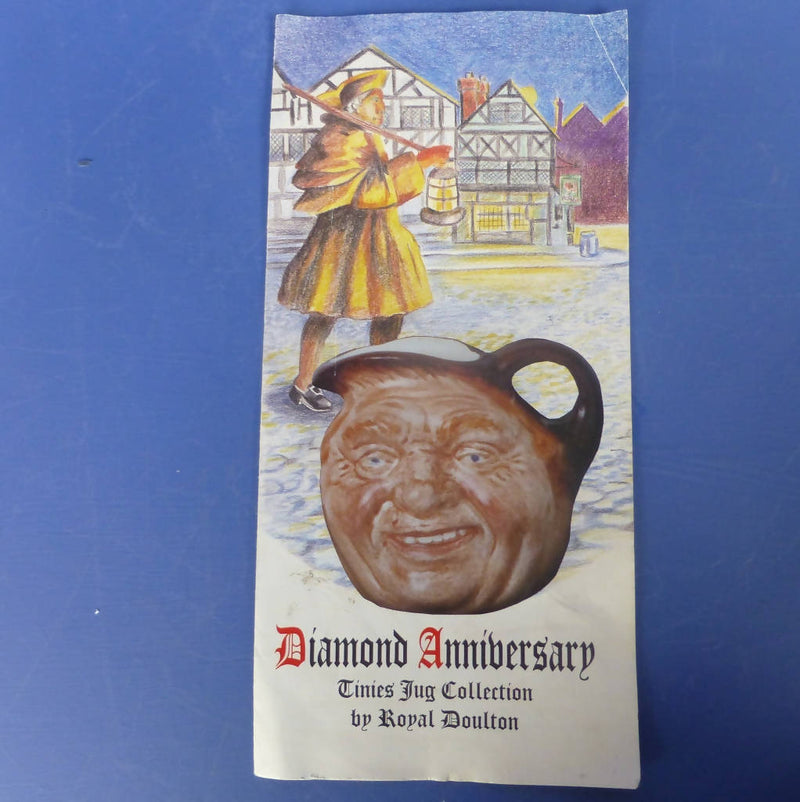 Royal Doulton Limited Edition Diamond Anniversary Tinies Jug Collection
