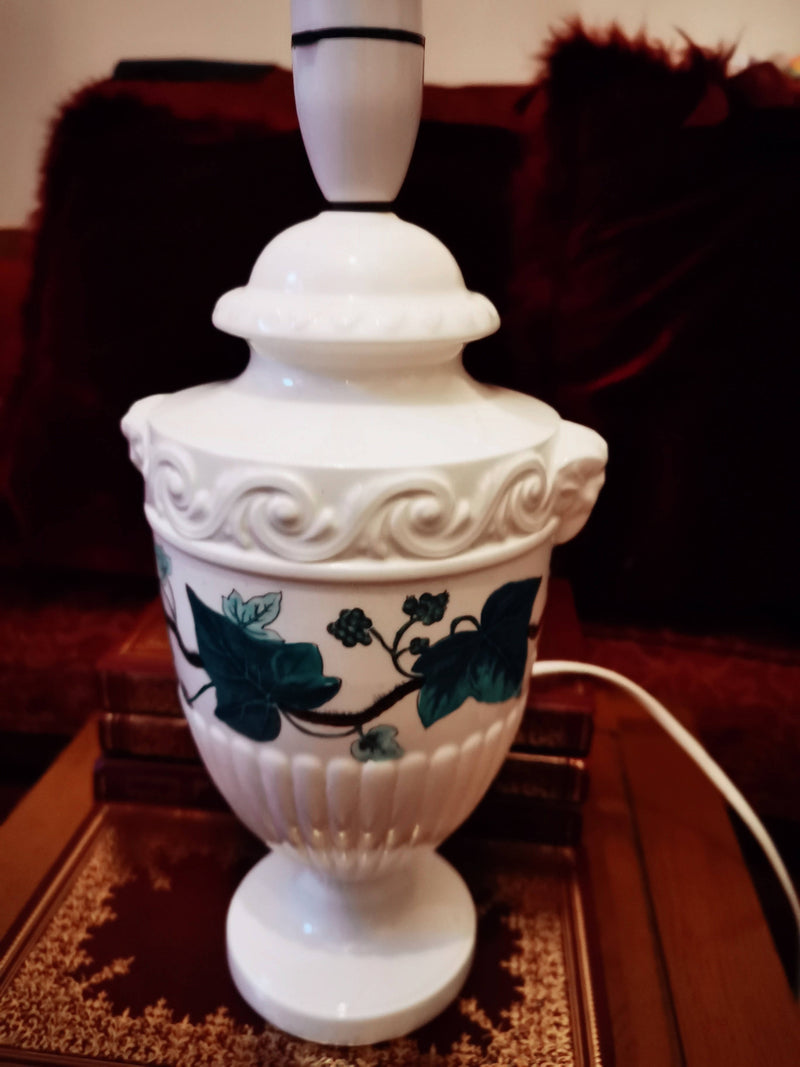 Antique Wedgwood Napoleon Ivy Lamp Base