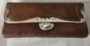 Art Nouveau silver mounted leather purse, retailed by J.W. Allen, The Strand, London. London 1900 Franz Schiebner.