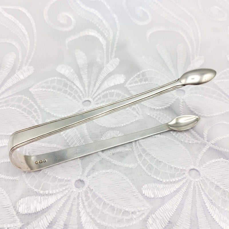 George lll Silver Sugar Tongs - London 1792