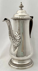 Georgian, George III, Silver Coffee Pot. London 1761 William Shaw II. 26 troy ounces.