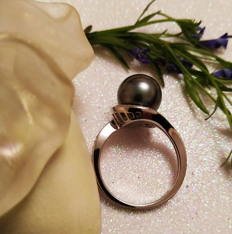 New Tahitian Pearl Ring Size S