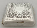 George V Silver Cheroot Case. Birmingham 1918. 2.7 troy ounces.