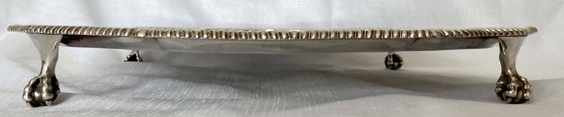 Silver Salver for Captain Lord A. St. C. S. Leveson-Gower M.C. Royal Horse Guards. London 1917 Thomas Bradbury. 43 troy ounces.