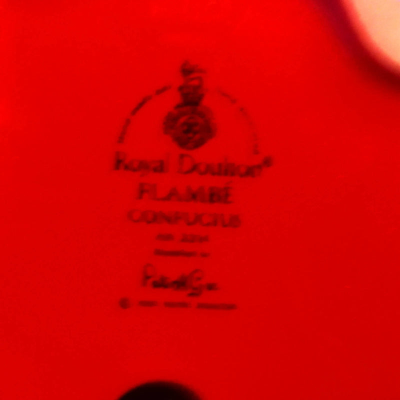 Royal Doulton Flambe Figure Confucius HN3314