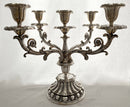 Large & Ornate Victorian Silver Plated Candelabrum