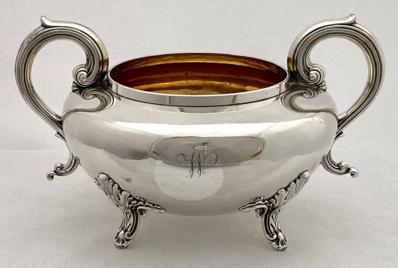 Late Georgian Old Sheffield Plate Tea Set. Blagden Hodgson & Co Sheffield, circa 1825 - 1835